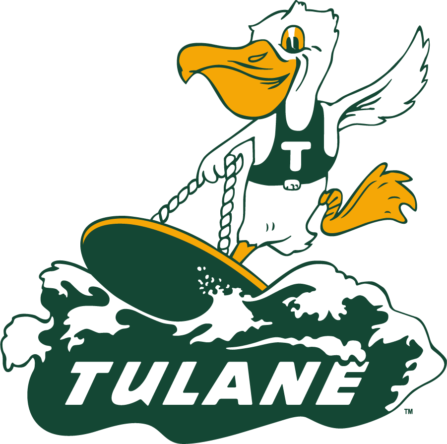 Tulane Green Wave 1920-1924 Primary Logo iron on transfers for clothing